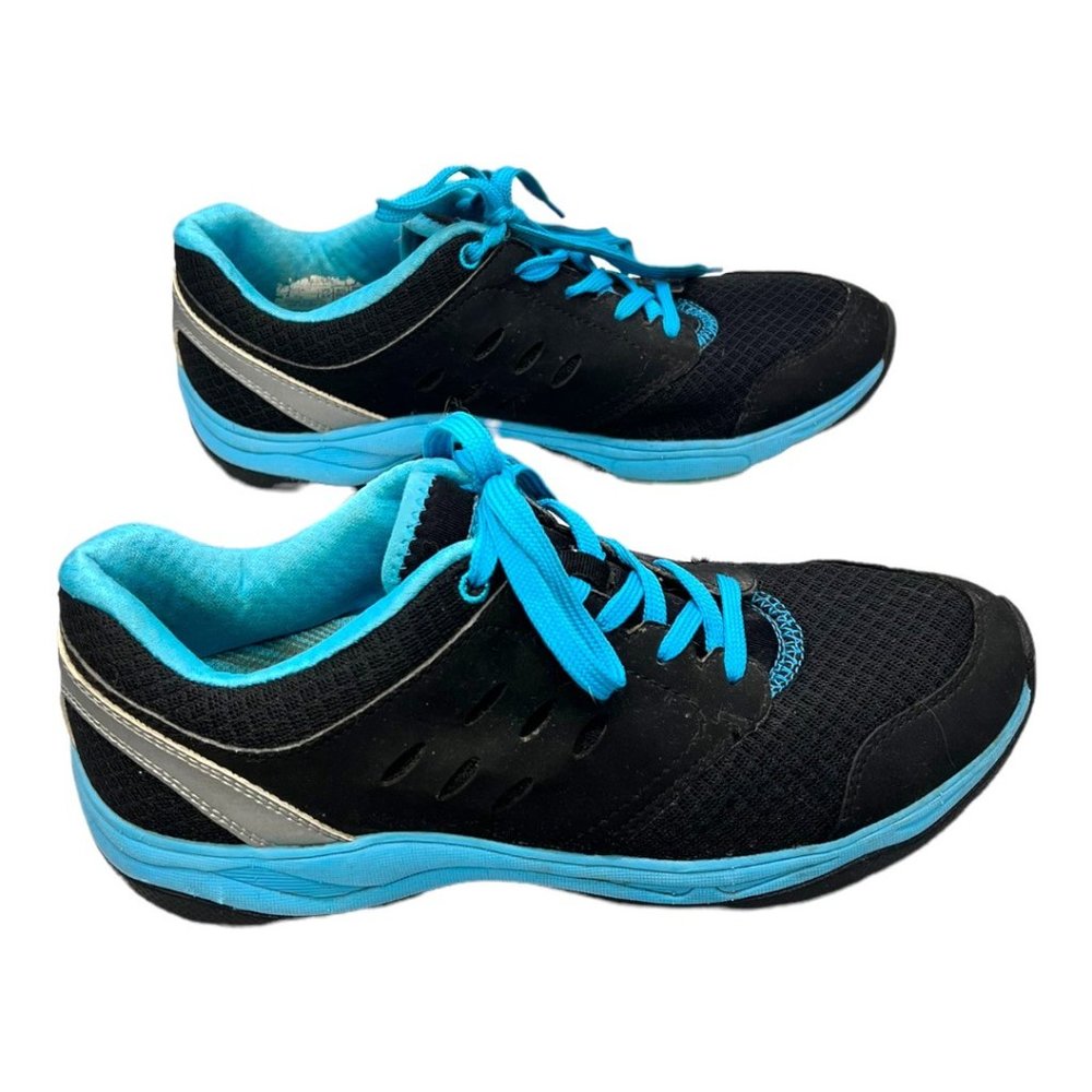 Vionic Venture Black Blue Walking Athletic Sneaker EUC Size 8.5 - Picture 5 of 11